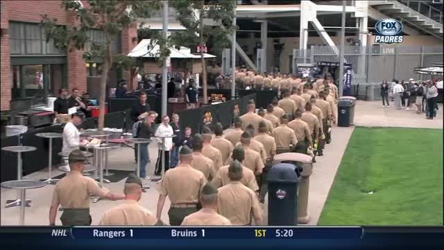 News video: Padres honor Marines